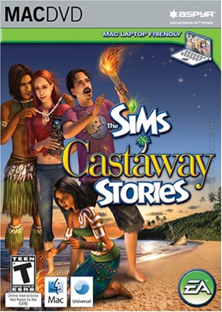 The Sims: Castaway Stories for Mac box art packshot