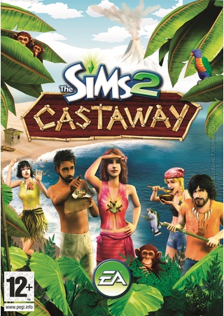 The Sims 2 Castaway Box Art Packshot