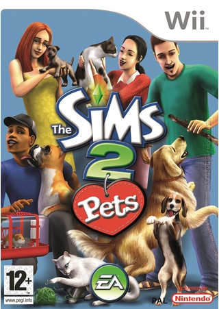 The Sims 2 Pets Wii Box Art Packshot