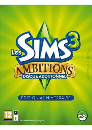 The Sims 3: Ambitions Commemorative Edition packshot box art