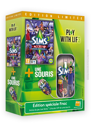 Les Sims 3: Accès VIP + Souris (Edition Limitée) packshot box art
