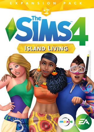 The Sims 4: Island Living old packshot cover box art