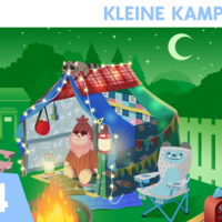 De Sims 4: Kleine Kampeerders Kit Key Art