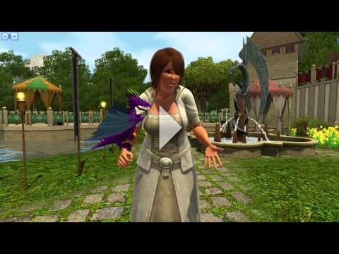 The Sims 3 Dragon Valley - Purple Dragon