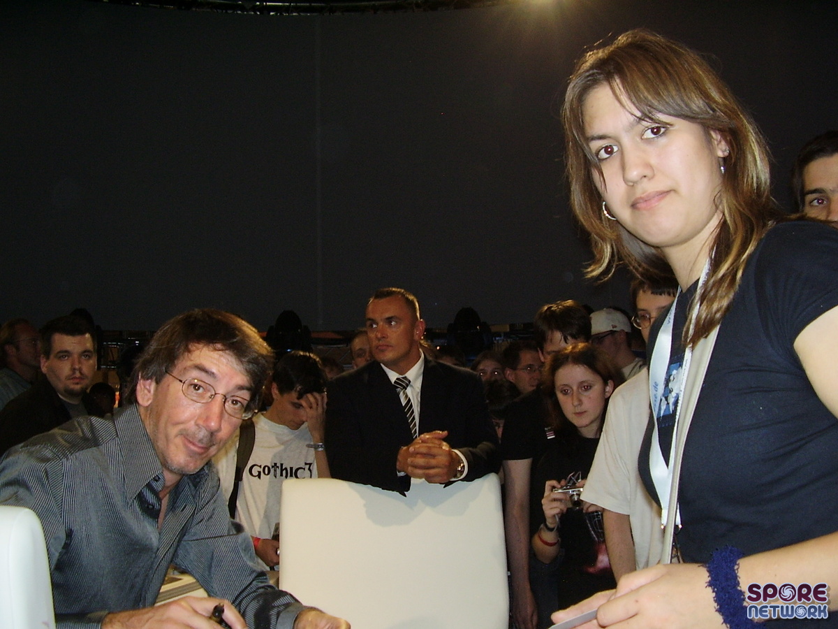 Spore presentation with Will Wright at Games Convention in Leipzig in 2006