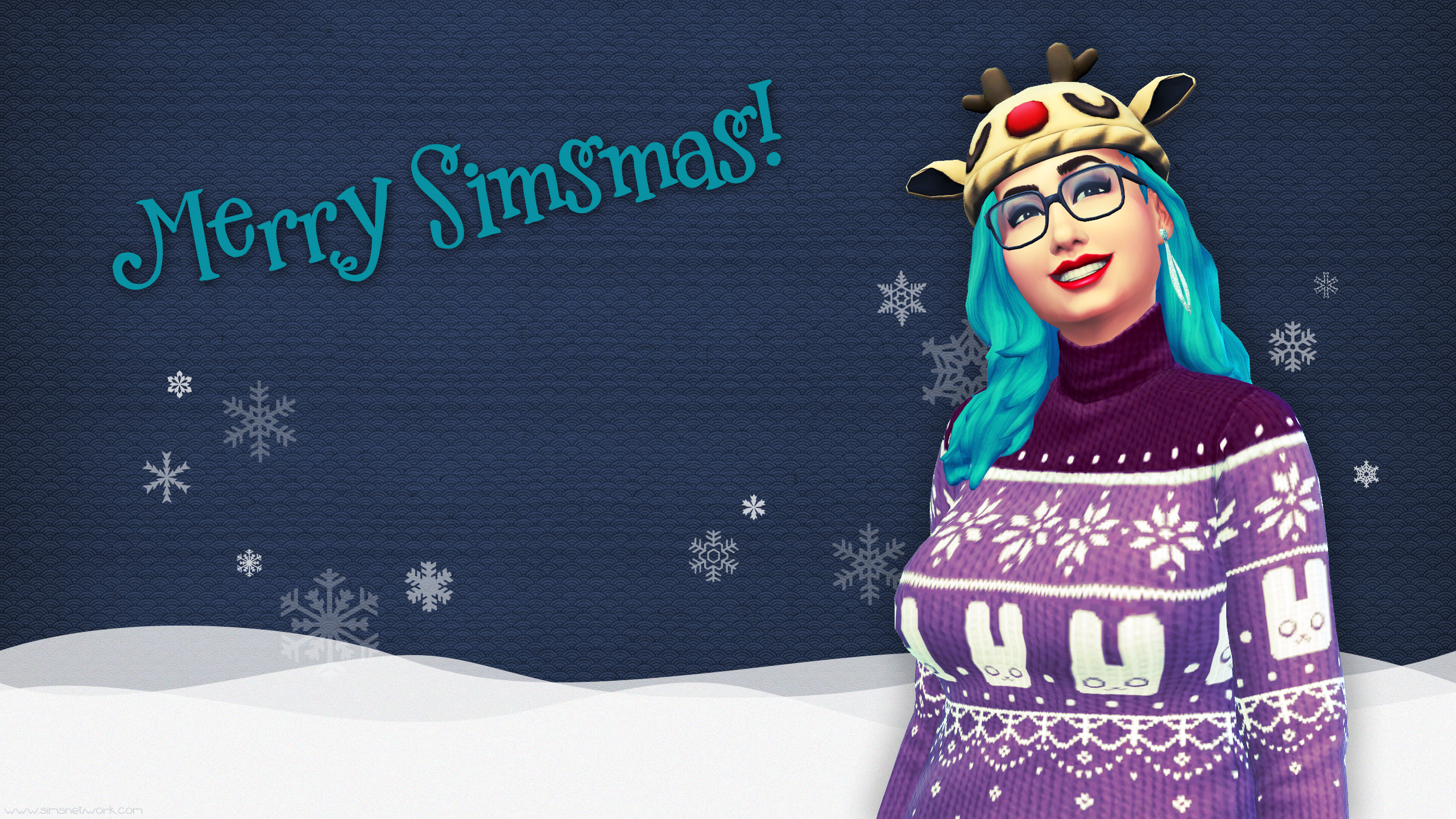 Merry Simsmas 2015 Christmas wallpaper